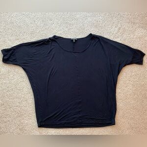 Express Black Short Sleeve Women's Top